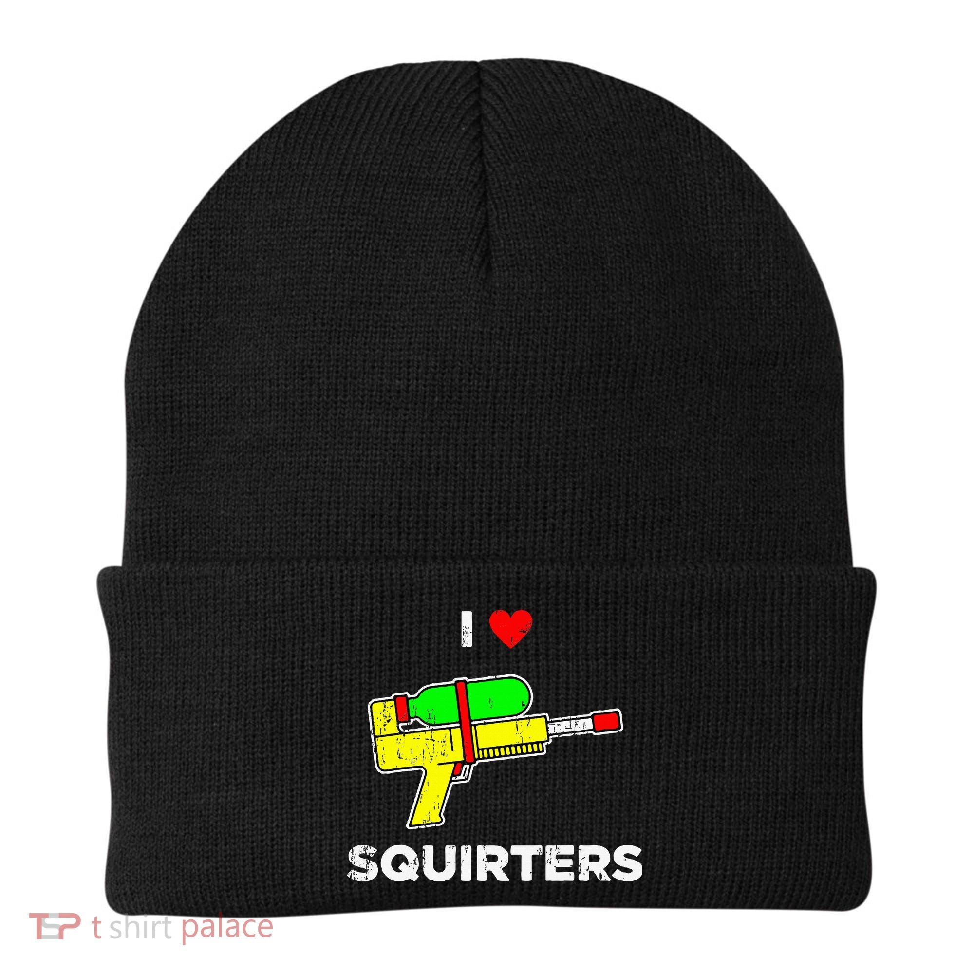 Retro I Heart Squirters Funny I Love Squirters Beanie