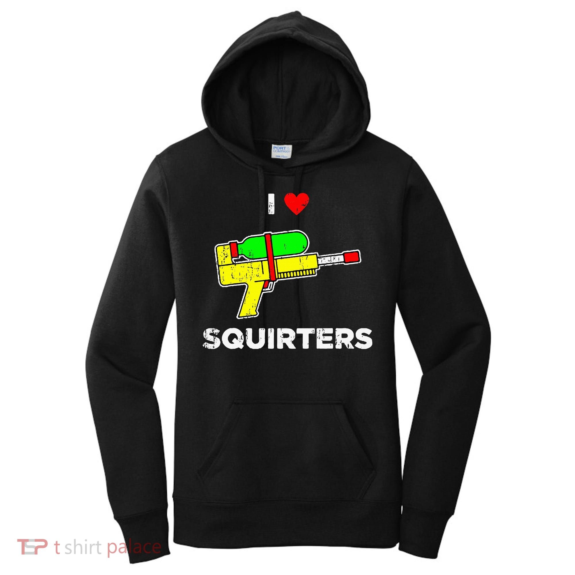 Retro I Heart Squirters Funny I Love Squirters Women's Hoodie
