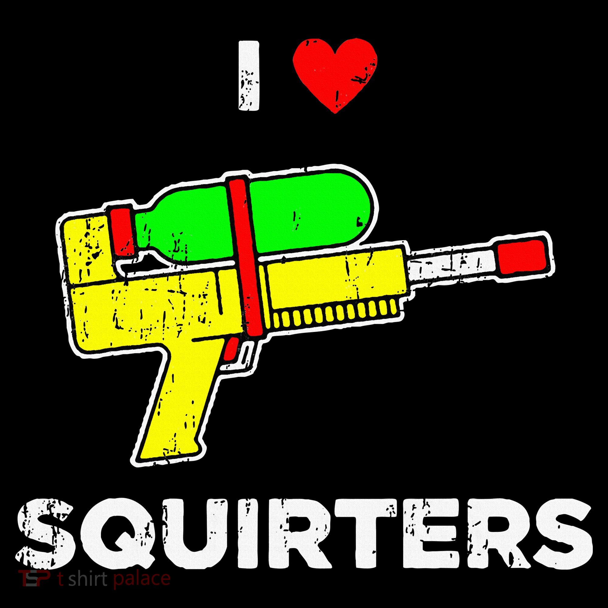 Retro I Heart Squirters Funny I Love Squirters Women's Hoodie