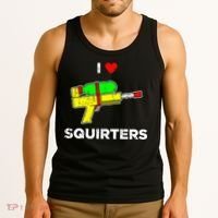 Retro I Heart Squirters Funny I Love Squirters Tank Top thumb 3