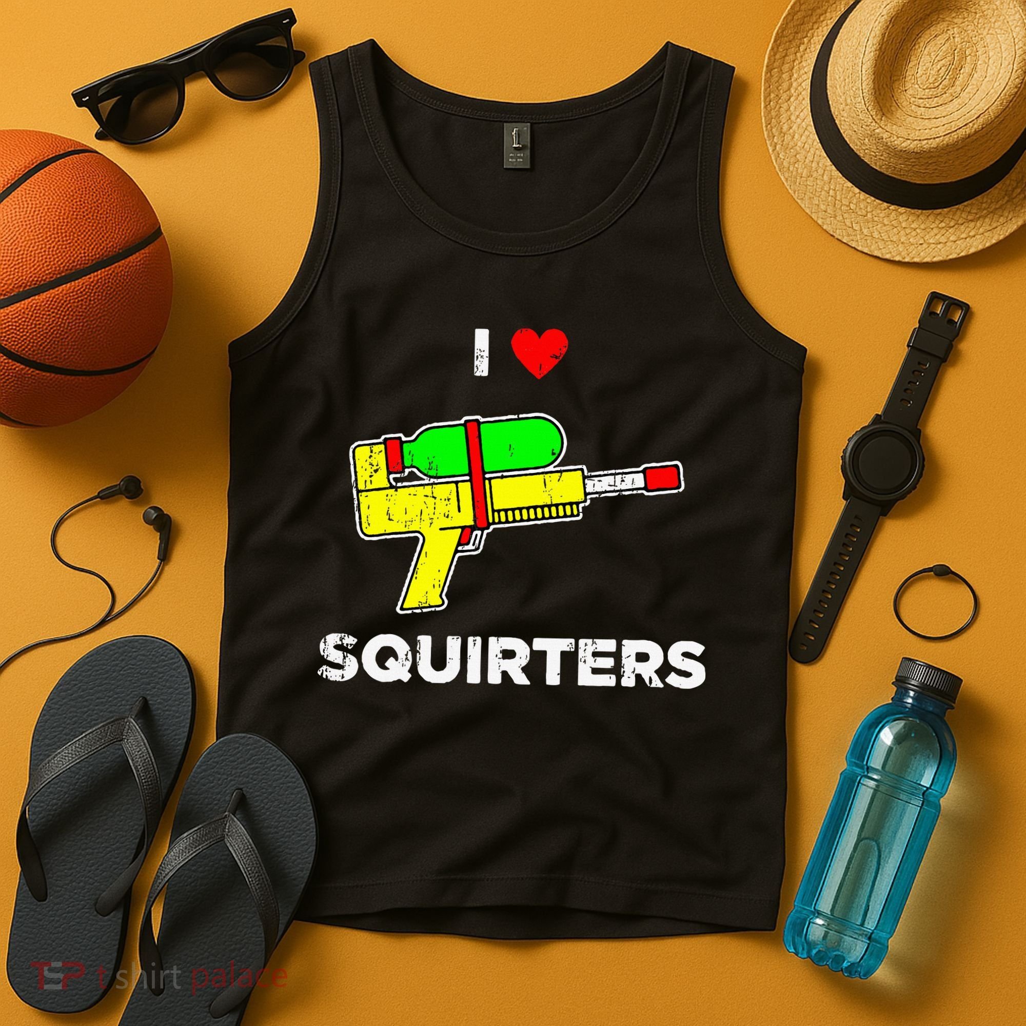 Retro I Heart Squirters Funny I Love Squirters Tank Top