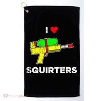 Retro I Heart Squirters Funny I Love Squirters Golf Towel thumb 0
