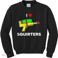 Retro I Heart Squirters Funny I Love Squirters Kids Sweatshirt thumb 0