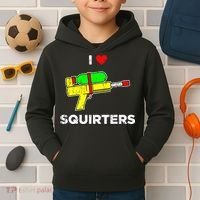 Retro I Heart Squirters Funny I Love Squirters Kids Hoodie thumb 2