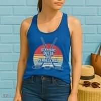 Retro Ice Hockey Player Gift Straight Outta The Penalty Box Women's Tank Top thumb 2