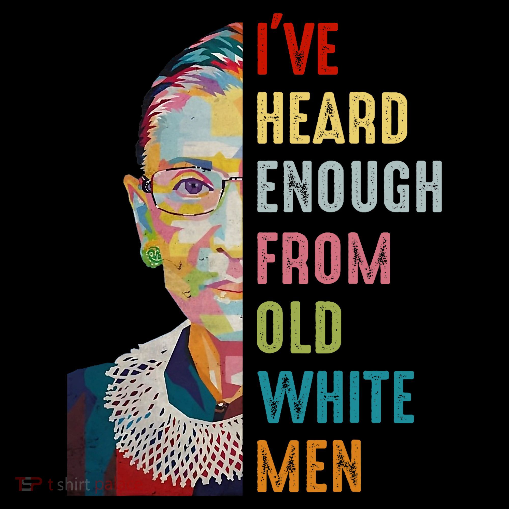 Rbg Ive Heard Enough From Old White Mousepad