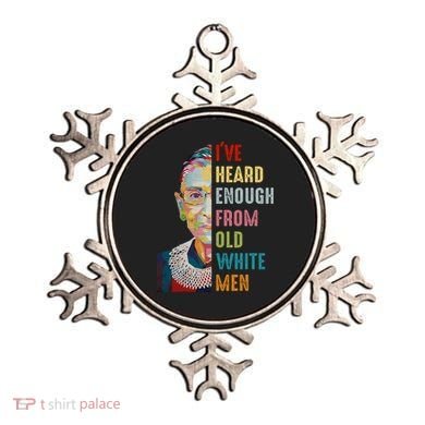Rbg Ive Heard Enough From Old White Ornament