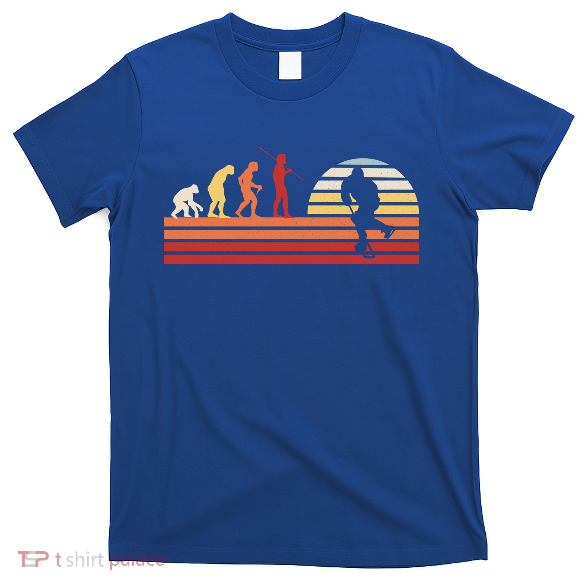 Retro Ice Hockey Player Gift Vintage Hockey Gift T-Shirt