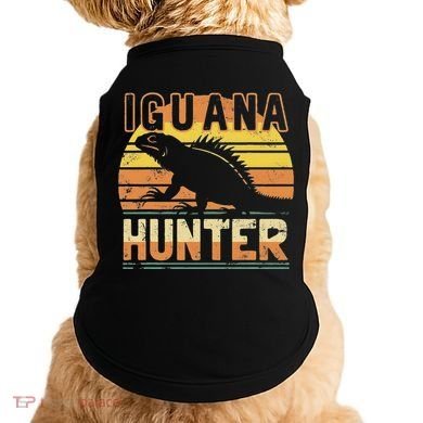 Retro Iguana Hunter Doggie Tank