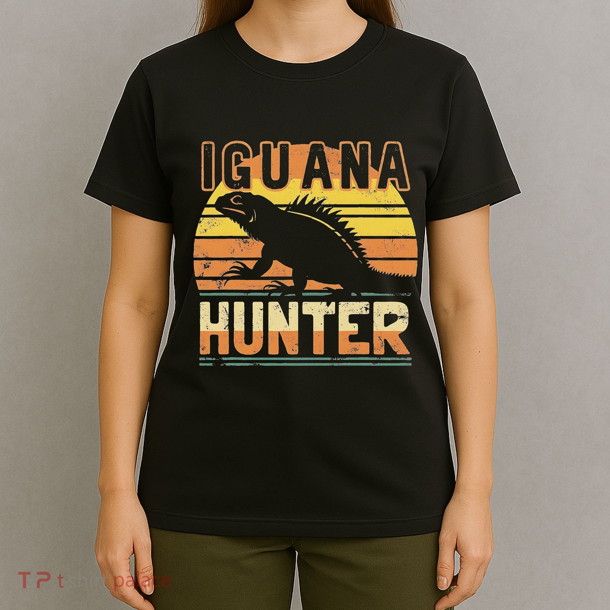 Retro Iguana Hunter T-Shirt