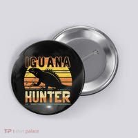 Retro Iguana Hunter Button thumb 0