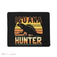 Retro Iguana Hunter Mousepad thumb 0