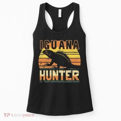 Retro Iguana Hunter Women's Tank Top