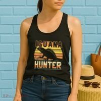Retro Iguana Hunter Women's Tank Top thumb 2
