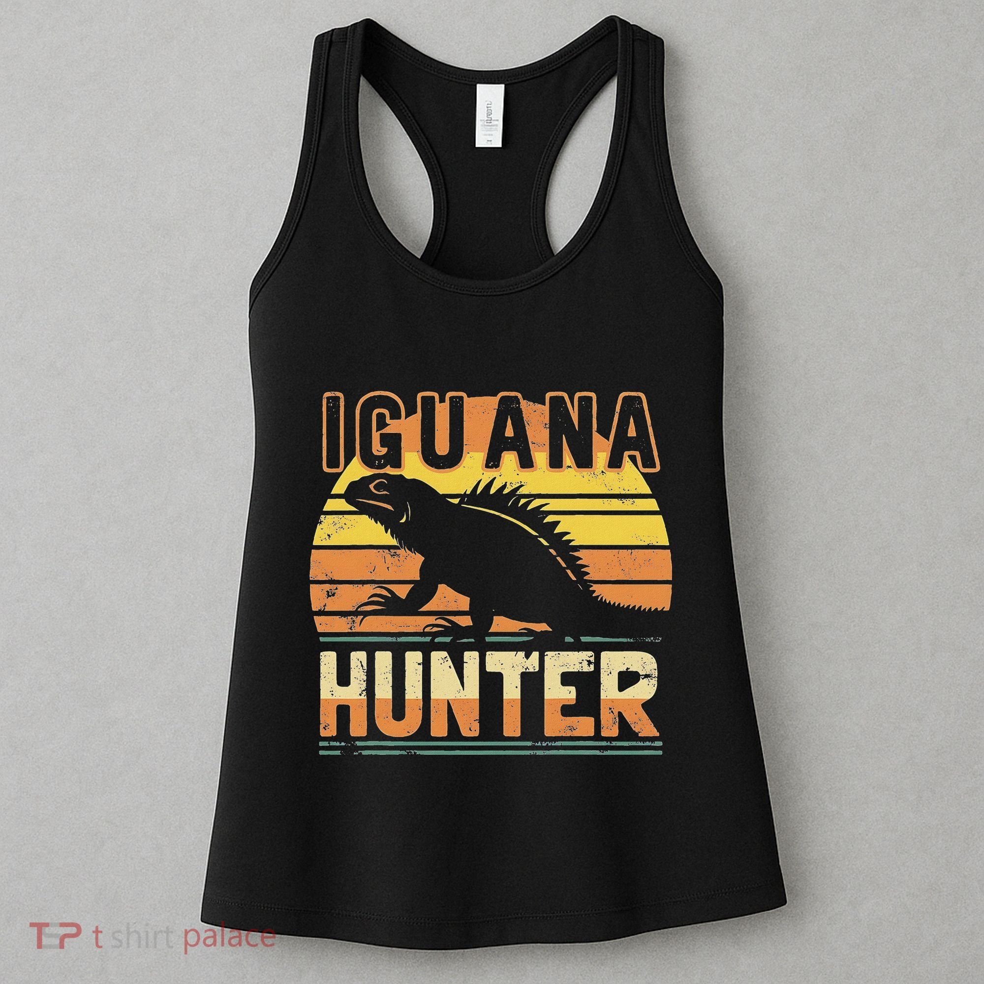 Retro Iguana Hunter Women's Tank Top