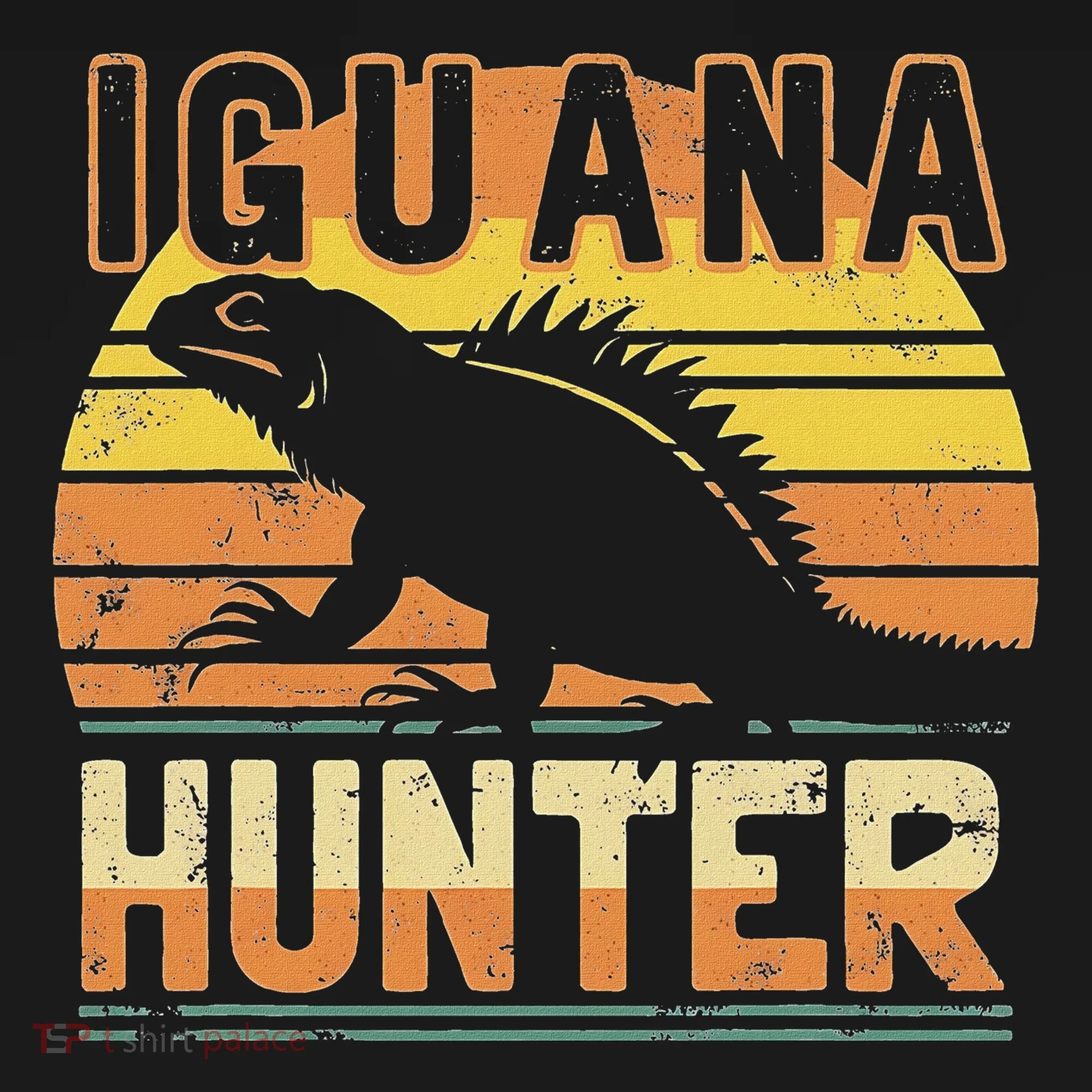 Retro Iguana Hunter Women's Tank Top