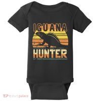 Retro Iguana Hunter Baby Bodysuit thumb 0