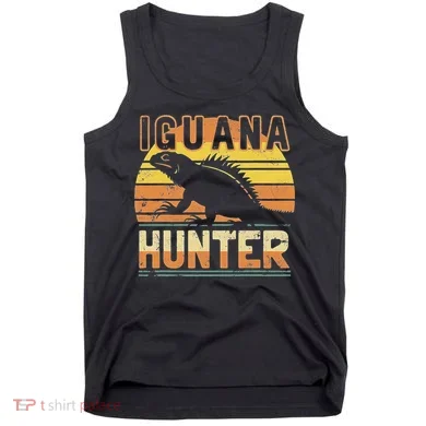 Retro Iguana Hunter Tank Top
