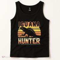 Retro Iguana Hunter Tank Top thumb 2