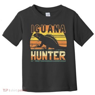 Retro Iguana Hunter Toddler T-Shirt