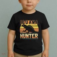 Retro Iguana Hunter Toddler T-Shirt thumb 2