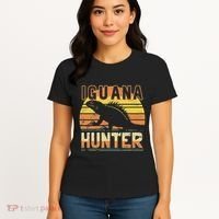 Retro Iguana Hunter Women's T-Shirt thumb 4
