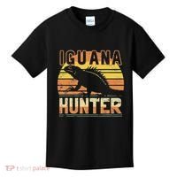 Retro Iguana Hunter Kids T-Shirt thumb 0