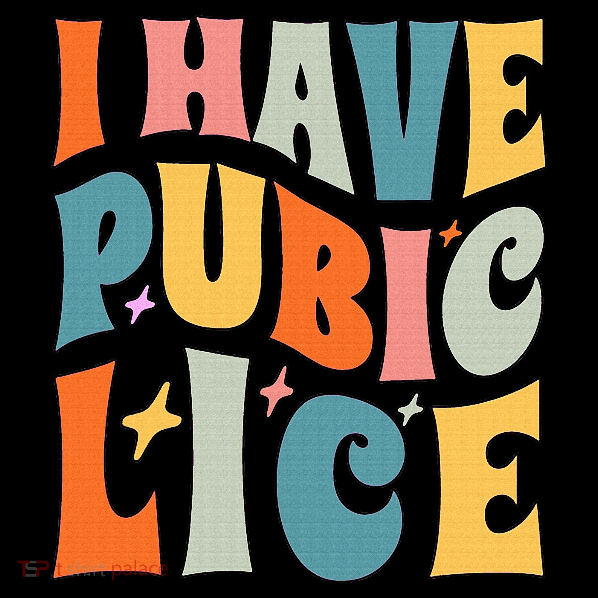 Retro I Have Pubic Lice. Offensive Inappropriate Meme Ornament