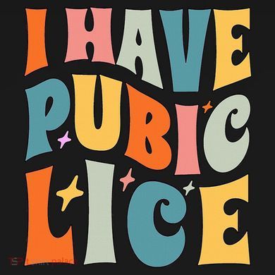 Retro I Have Pubic Lice. Offensive Inappropriate Meme Pom Pom 12in Knit Beanie