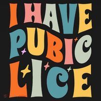 Retro I Have Pubic Lice. Offensive Inappropriate Meme Tote Bag thumb 4