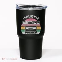 Retro I Have No Idea What This Is Funny Cassette Tumbler thumb 0