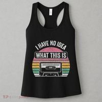 Retro I Have No Idea What This Is Funny Cassette Women's Tank Top thumb 3