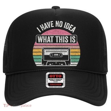 Retro I Have No Idea What This Is Funny Cassette Hat