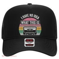 Retro I Have No Idea What This Is Funny Cassette Hat thumb 0