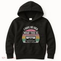 Retro I Have No Idea What This Is Funny Cassette Kids Hoodie thumb 0