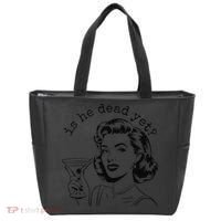 Retro Is He Dead Yet Anti Fascism Tote Bag thumb 0