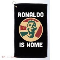 Ronaldo Is Home Manchester Golf Towel thumb 0
