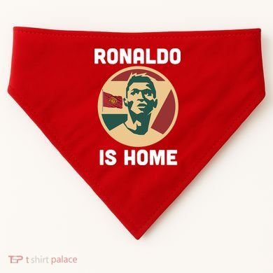 Ronaldo Is Home Manchester USA-Made Doggie Bandana