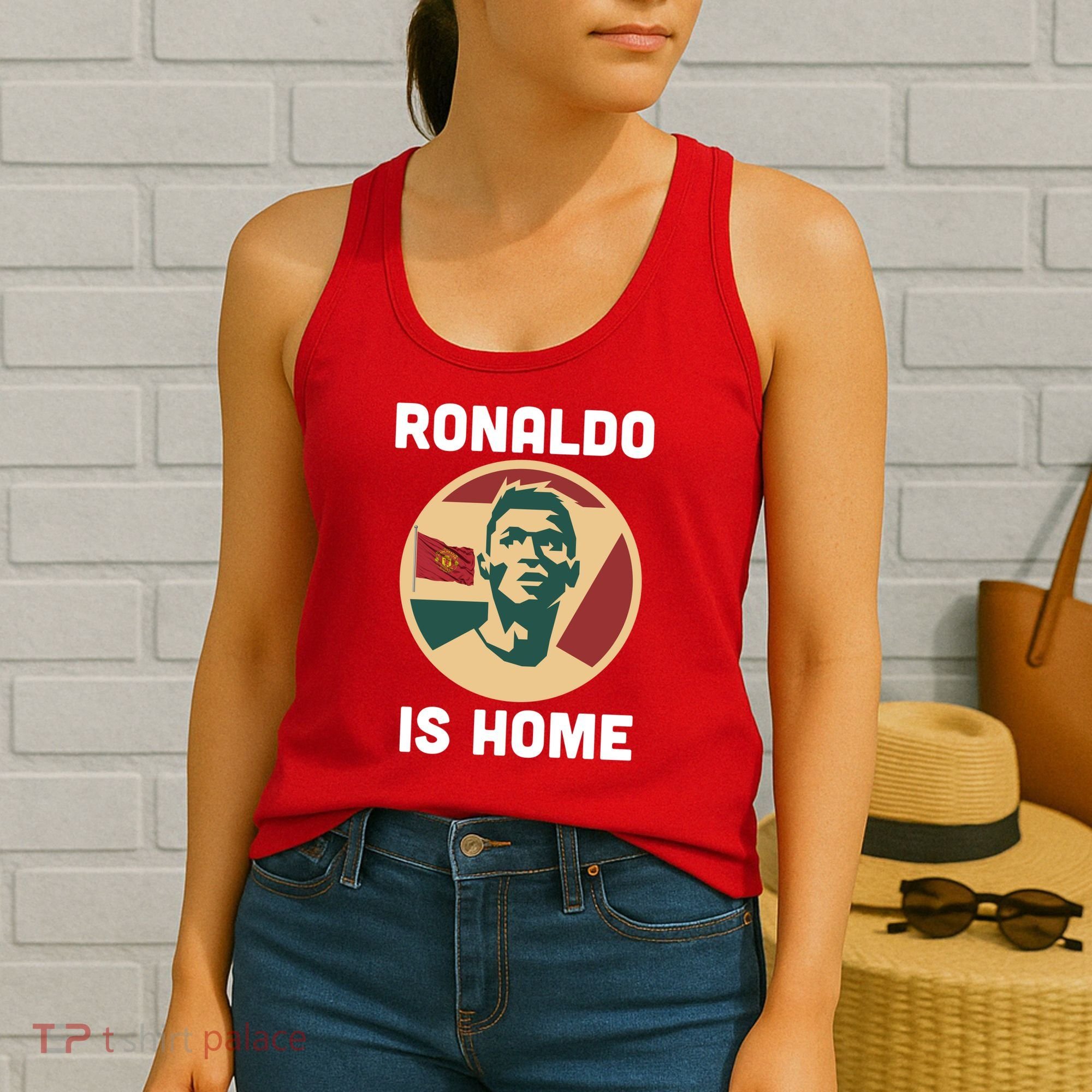 Ronaldo Is Home Manchester Women's Tank Top
