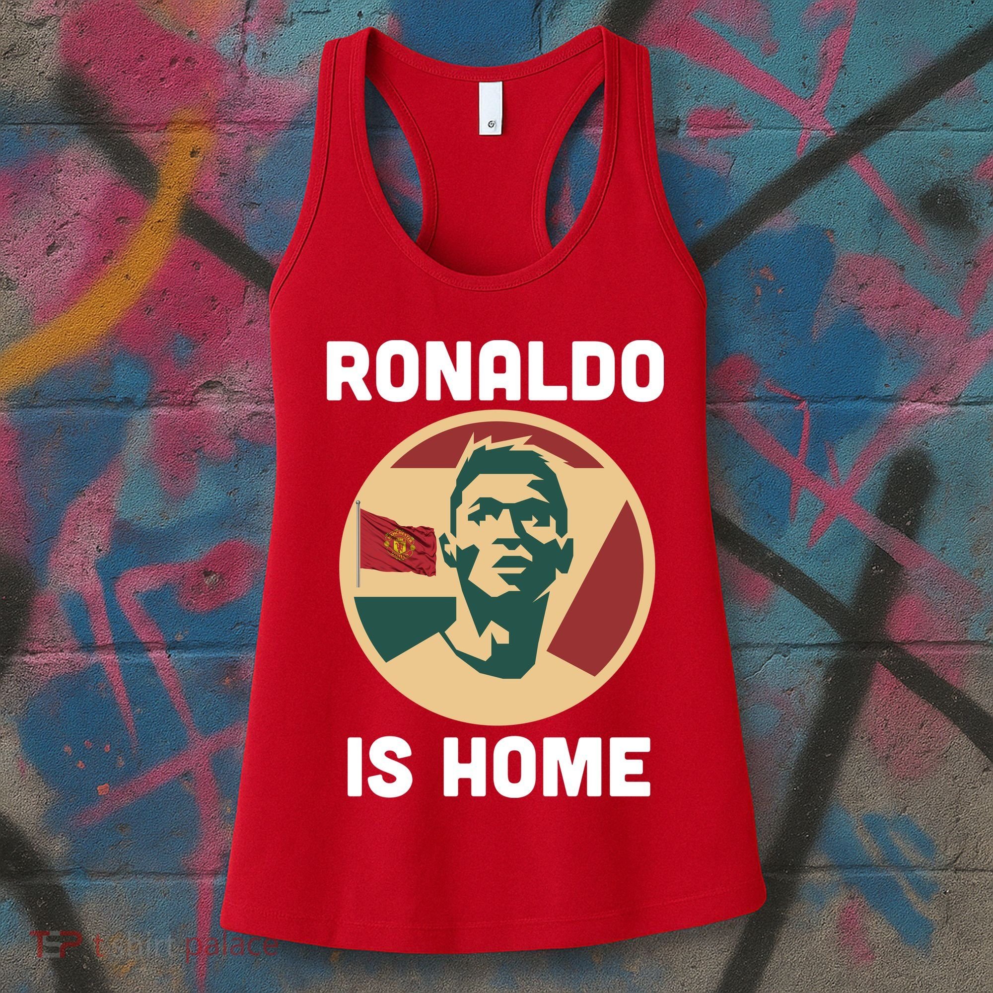 Ronaldo Is Home Manchester Women's Tank Top
