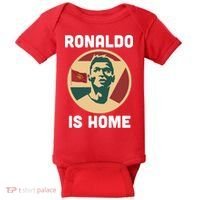 Ronaldo Is Home Manchester Baby Bodysuit thumb 0