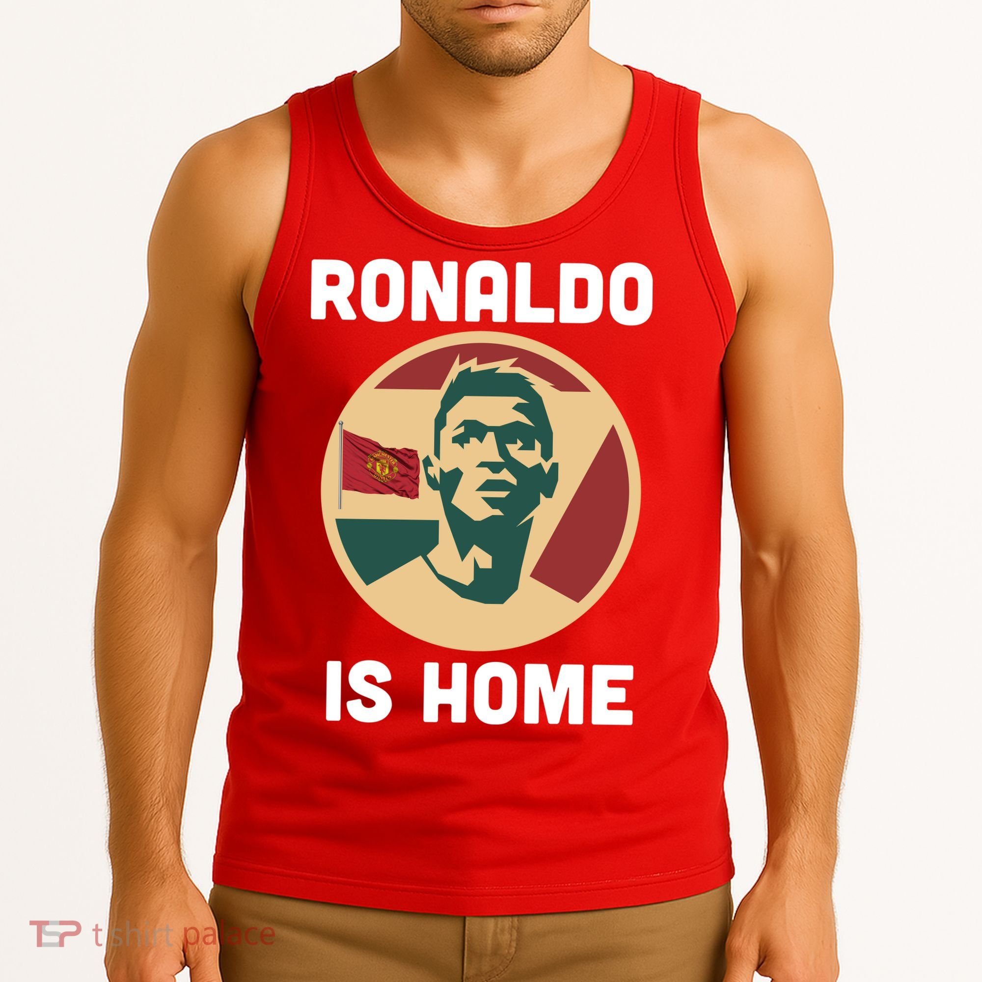 Ronaldo Is Home Manchester Tank Top