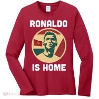 Ronaldo Is Home Manchester Women's Long Sleeve Shirt thumb 0