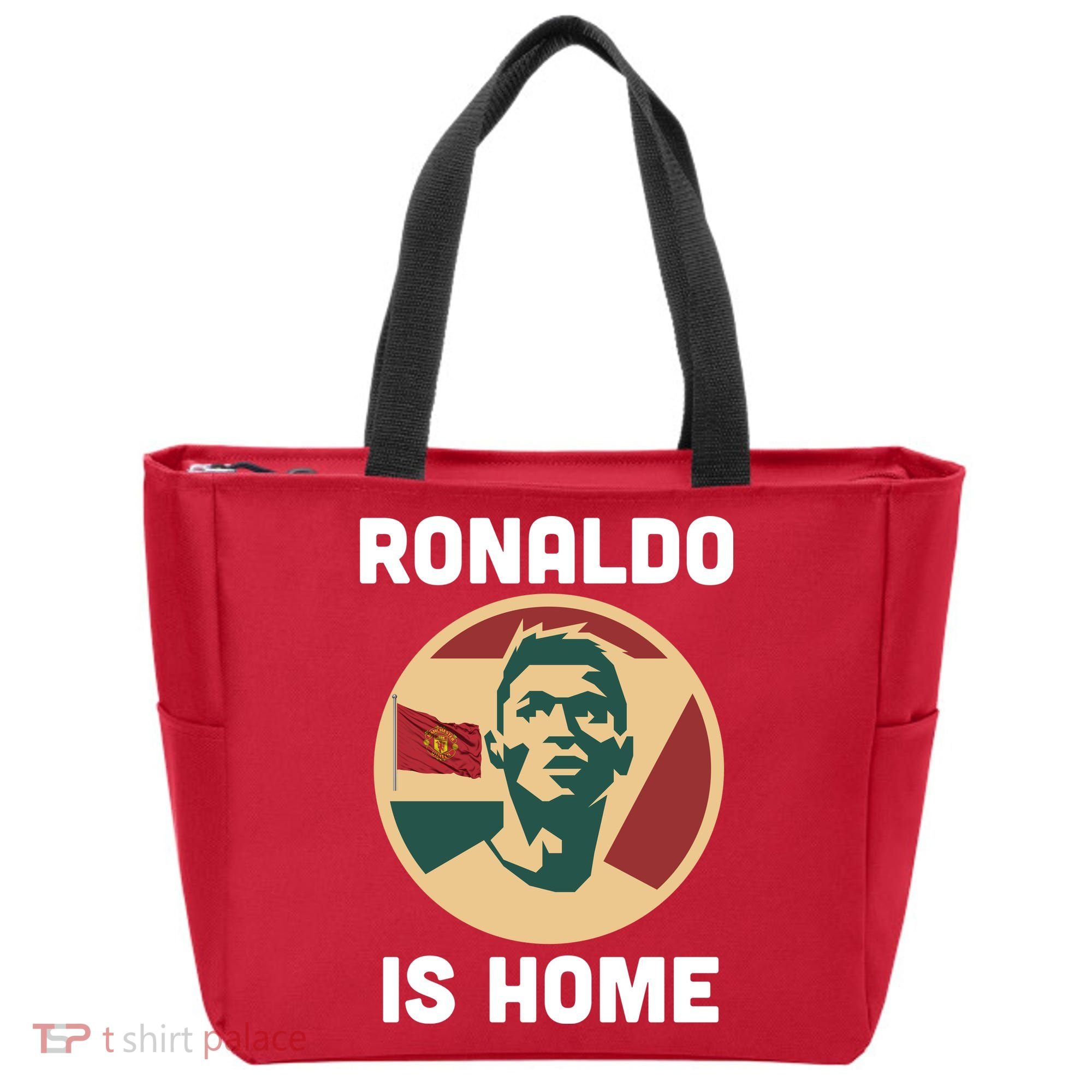 Ronaldo Is Home Manchester Tote Bag