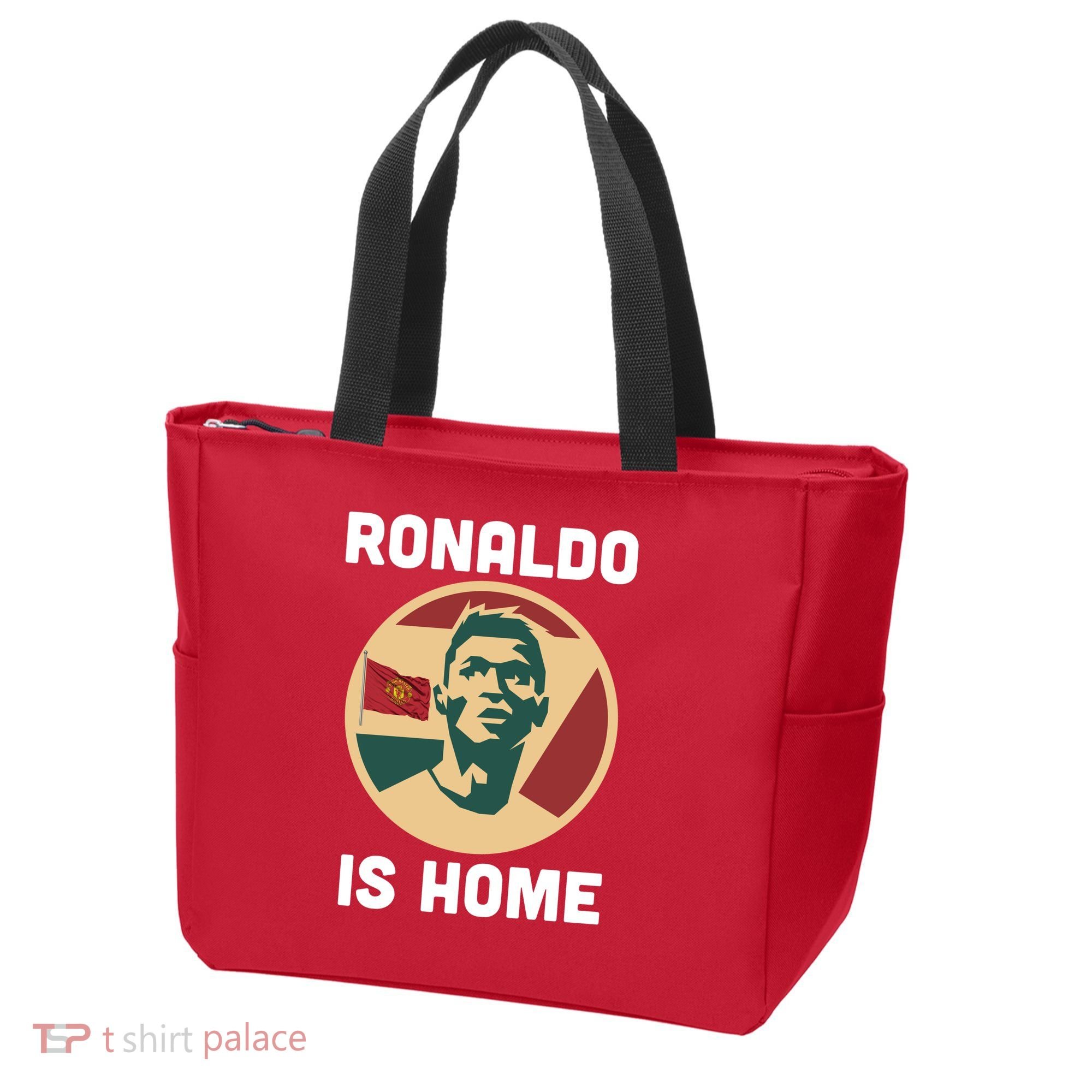 Ronaldo Is Home Manchester Tote Bag