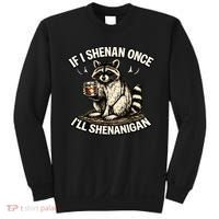 Raccoon If I Shenan Once I'll Shenanigan Sweatshirt thumb 0