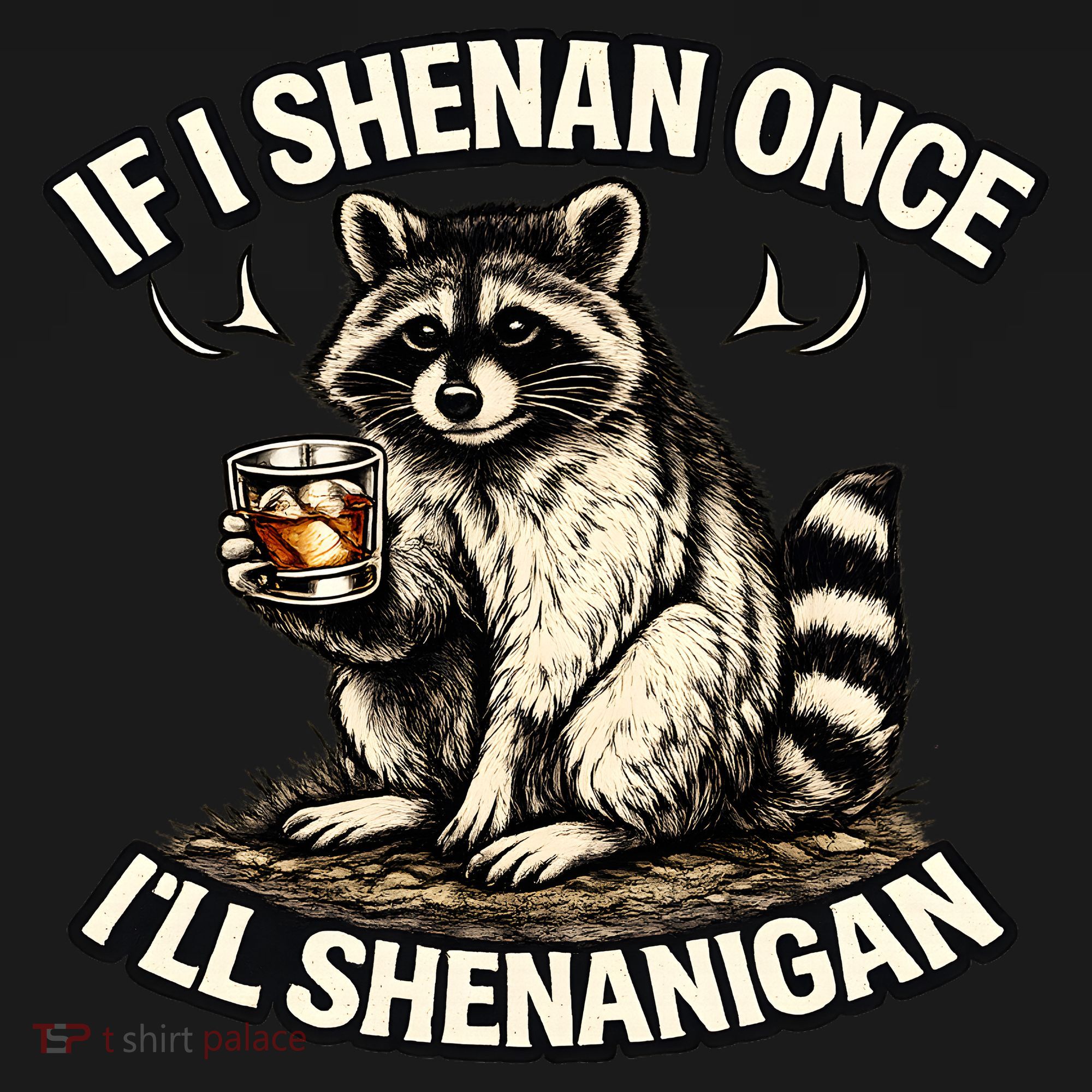 Raccoon If I Shenan Once I'll Shenanigan Women's Hoodie