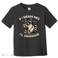 Raccoon If I Shenan Once I'll Shenanigan Toddler T-Shirt thumb 0