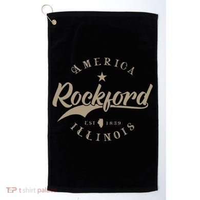 Rockford Il Illinois Golf Towel