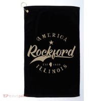 Rockford Il Illinois Golf Towel thumb 0